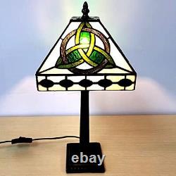 Stained Glass Celtic Lamp Table Lamp Style Art Glass Desk Lamp St Patrick's D