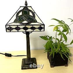 Stained Glass Celtic Lamp Table Lamp Style Art Glass Desk Lamp St Patrick's D