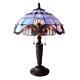 Stained Glass Chloe Lighting Vivaldi 2 Light Table Lamp 15 Shade Handcrafted