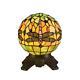 Stained Glass Dragonfly 1 Light Round Table Lamp Chloe Lighting Ch3t169rd08-tl1
