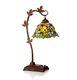 Stained Glass Floral Leaf 23 H Desk Table Lamp With Bowl Shade River Of Goods