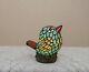 Stained Glass Handcrafted Lovely Bird Night Light Table Desk Lamp. Very Cute
