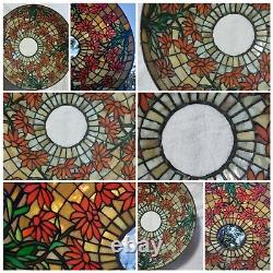 Stained Glass Lamp Shade, Tiffany Studio reproduction