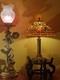 Stained Glass Lamp Tiffany Studio Reproduction With 2 Two Bases