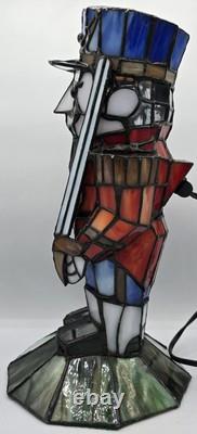 Stained Glass Meyda Tiffany Nutcracker 18469 Lamp Light Toy Soldier Sculpture