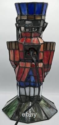 Stained Glass Meyda Tiffany Nutcracker 18469 Lamp Light Toy Soldier Sculpture