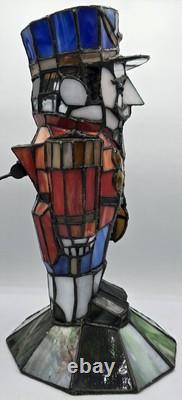 Stained Glass Meyda Tiffany Nutcracker 18469 Lamp Light Toy Soldier Sculpture