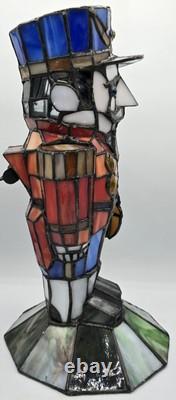 Stained Glass Meyda Tiffany Nutcracker 18469 Lamp Light Toy Soldier Sculpture