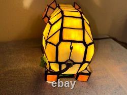 Stained Glass Pig Lamp Table Lamp Light Tiffany Style 12 Unique HTF! RARE