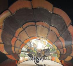 Stained Glass Style Thanksgiving Turkey Lamp