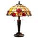 Stained Glass Table Desk Lamp Tiffany Style With Colorful Design 14.5 Shade