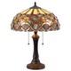 Stained Glass Table Desk Lamp Tiffany Style With Geometric Design 16 Shade