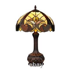 Stained Glass Table Desk Lamp Tiffany Style with Victorian Design 12 Shade