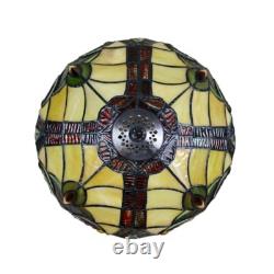 Stained Glass Table Desk Lamp Tiffany Style with Victorian Design 12 Shade