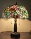 Stained Glass Table Desk Lamp Tiffany Style With Wisteria Design 16.5 Shade