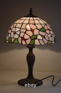 Stained Glass Tiffany Style Floral Table Lamp