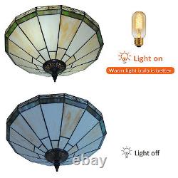 Stained Glass Tiffany Style Hanging Pendant Light Ceiling Lighting Lamp Fixture