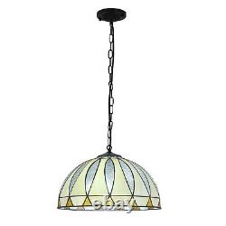 Stained Glass Tiffany Style Hanging Pendant Light Ceiling Lighting Lamp Fixture