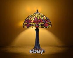 Stained Glass Tiffany-style Dark Bronze 1 Light Table Lamp 12 Shade