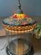 Stained Glass Victorian Terrarium Lamp