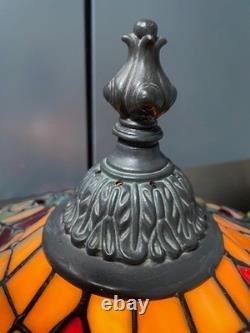 Stained Glass Victorian Terrarium Lamp