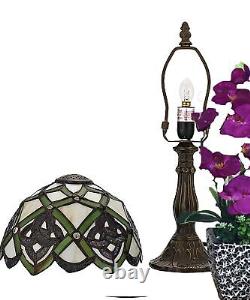 Stained glass Table Lamp Irish Celtic Lamp 8 Tiffany-Style Art Glass Desk Lam