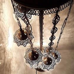 Stunning 7 BALL Beautiful Turkish Moroccan Tiffany Style Ottoman Floor Lamp