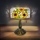 Sunflower Tiffany Bankers Desk Lamp, Handcrafted Stained Glass Piano Light For