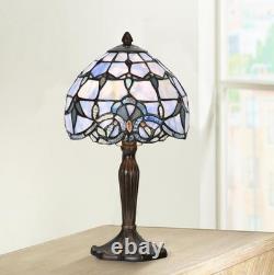 TL0006 Small Tiffany Lamp Baroque Design Handcrafted Stained Glass Table Lamp