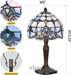 TL0006 Tiffany Lamp Baroque Design Stained Glass Table Lamp for Living Room Bedr