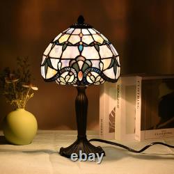 TL0006 Tiffany Lamp Baroque Design Stained Glass Table Lamp for Living Room Bedr