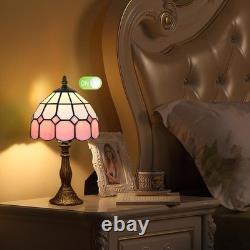 Table Lamp Tiffany-Style 8 Inch Mediterranean Series Stained Glass Lampshades