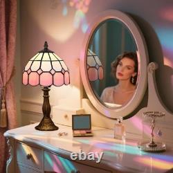 Table Lamp Tiffany-Style 8 Inch Mediterranean Series Stained Glass Lampshades