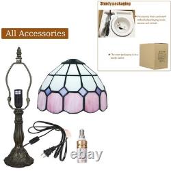 Table Lamp Tiffany-Style 8 Inch Mediterranean Series Stained Glass Lampshades