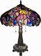 Table Lamp Tiffany Style Stained Glass Wisteria Multi-color 16 One This Price