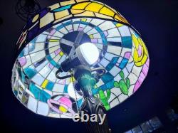 Taco Bell Tiffany Style Handmade Stained Glass Lamp