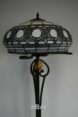 Tiffany Antique Style Floor Lamp HandCrafted 16 shade Lamp Bed/Living Room UK