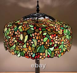 Tiffany Apple Blossom Stained Glass Lamp