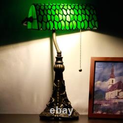 Tiffany Banker Lamp Small Stained Glass Table Lamp Tiffany Style Piano Light