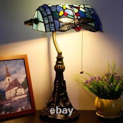 Tiffany Banker Lamp Small Stained Glass Table Lamp Tiffany Style Piano Light Nav