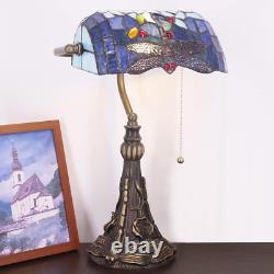 Tiffany Banker Lamp Small Stained Glass Table Lamp Tiffany Style Piano Light Nav