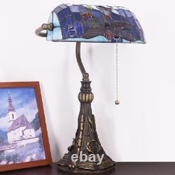 Tiffany Banker Lamp Small Stained Glass Table Lamp Tiffany Style Piano Light Nav