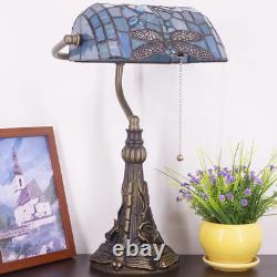 Tiffany Banker Lamp Small Stained Glass Table Lamp Tiffany Style Piano Light Sea