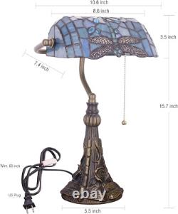Tiffany Banker Lamp Small Stained Glass Table Lamp Tiffany Style Piano Light Sea