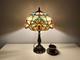 Tiffany Baroque Style Mediterranean Stained Glass Bedside Table Lamp 48 Cm Tall