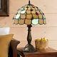 Tiffany Bedside Table Lamps Flower Stained Glass Living Room Vintage Decor Light