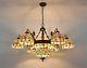Tiffany Chandelier Stained Glass Lamp Ceiling Pendant Light Fixture Luxury Lamp