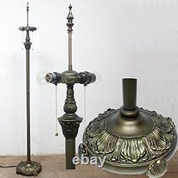 Tiffany Floor Lamp Base Only, For 16-24 Inch Stained Glass Lampshade Height 6