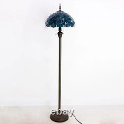 Tiffany Floor Lamp Stained Glass Lamp 16X16X70 Inch Antique Standing Reading Lig
