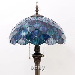 Tiffany Floor Lamp Stained Glass Lamp 16X16X70 Inch Antique Standing Reading Lig